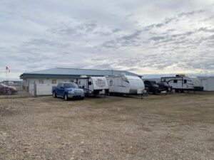 RV Storage in Innisfail Alberta Make Space Storage Innisfail North 1 300x225