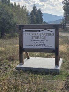 RV Storage in Trail British Columbia Columbia Gardens Storage 1 225x300