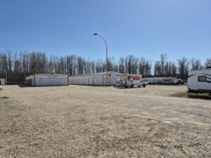 RV Storage in Whitecourt Alberta Garrison Storage Whitecourt 1 300x225